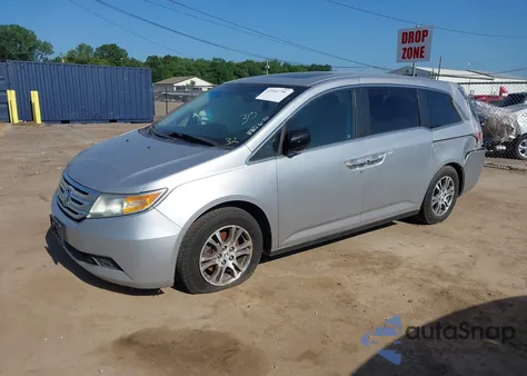 2012 Honda Odyssey Ex-L из США, поврежденный, VIN 5FNRL5H68CB126990